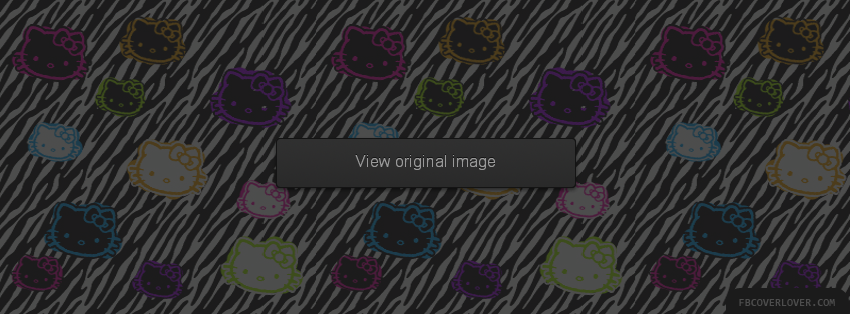 Zebra Hello Kitty Pattern Facebook Covers More Pattern Covers for Timeline