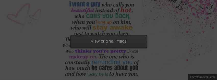 A Guy Who Calls You Beautiful Facebook Covers More Quotes Covers for Timeline