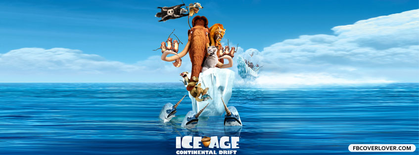 Ice Age Continental Drift 2 Facebook Covers More Movies_TV Covers for Timeline