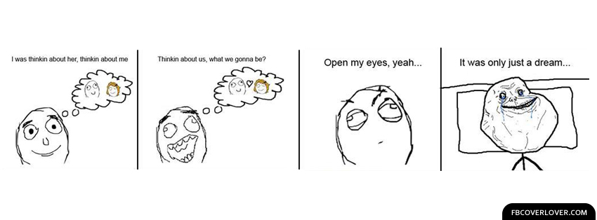 Rage Comic Forever Alone Facebook Timeline  Profile Covers