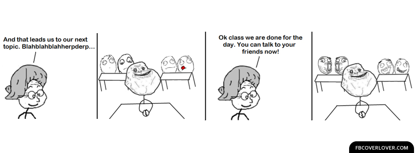 Rage Comic Forever Alone 2 Facebook Timeline  Profile Covers