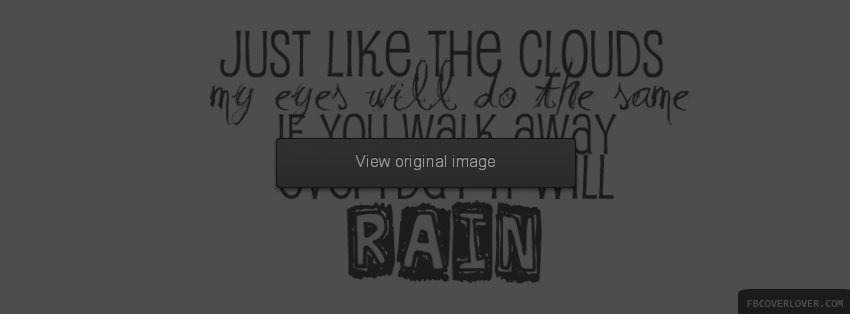 Just Like The Clouds Facebook Covers More Lyrics Covers for Timeline