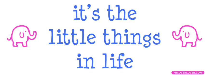 Its The Little Things In Life Facebook Covers More Life Covers for Timeline