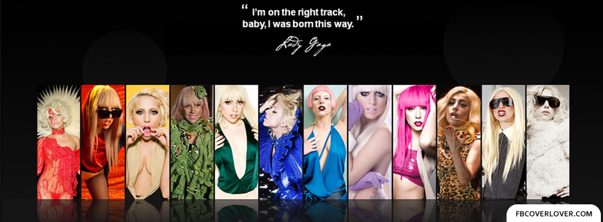 Lady Gaga Panels Facebook Timeline  Profile Covers