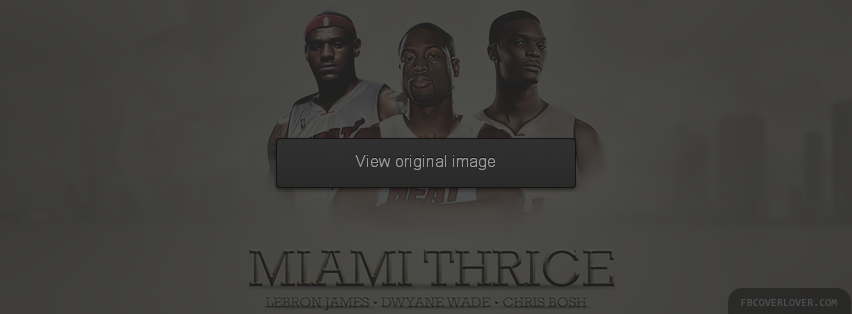 Miami Thrice Facebook Covers More Basketball Covers for Timeline