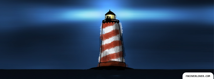 Lighthouse Drawing Facebook Cover - fbCoverLover.com