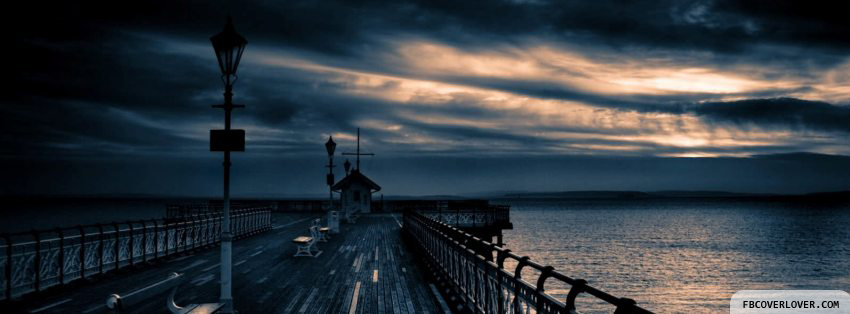 Pier Sunset Facebook Covers More Nature_Scenic Covers for Timeline