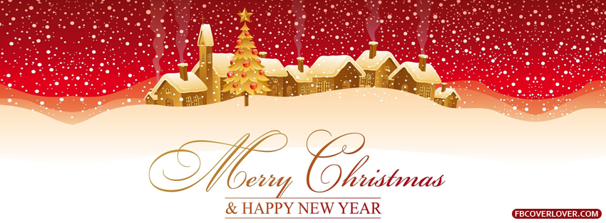 Merry Christmas And Happy New Year 2 Facebook Covers More Holidays Covers for Timeline