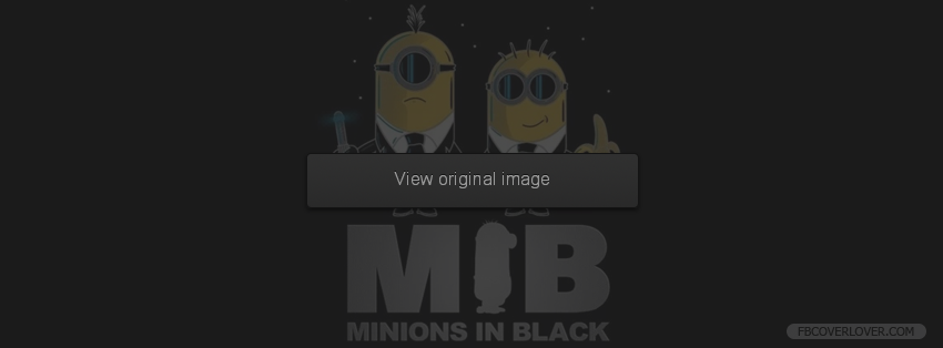 Minions In Black Facebook Covers More funny Covers for Timeline