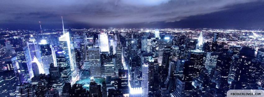 Night City Overview Facebook Covers More Nature_Scenic Covers for Timeline