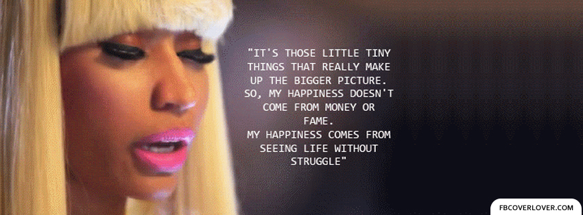 Nicki Minaj Quote Facebook Covers More Quotes Covers for Timeline