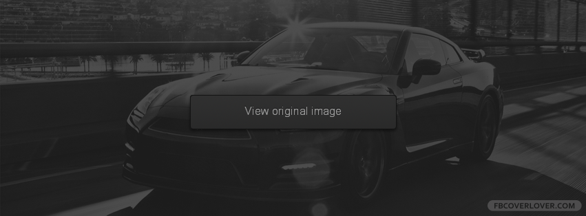 Nissan GTR (B/W) Facebook Covers More Cars Covers for Timeline
