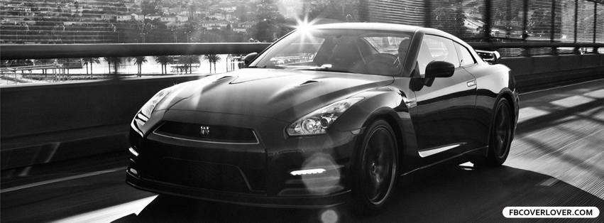 Nissan GTR (B/W) Facebook Covers More Cars Covers for Timeline