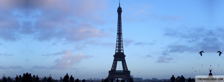 Eiffel Tower In The Distance 2 Facebook Covers More Nature_Scenic Covers for Timeline