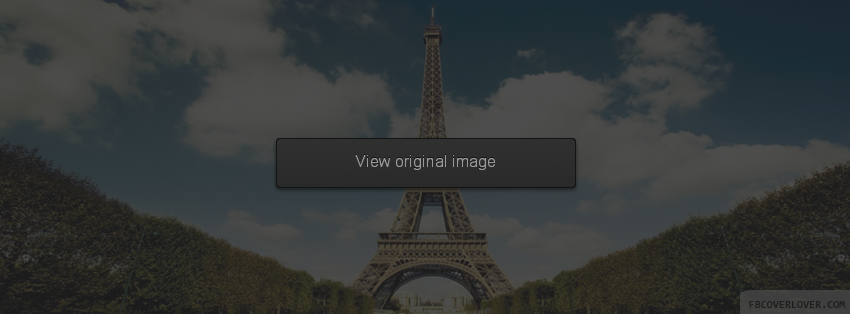 Eiffel Tower In The Distance Facebook Covers More Nature_Scenic Covers for Timeline