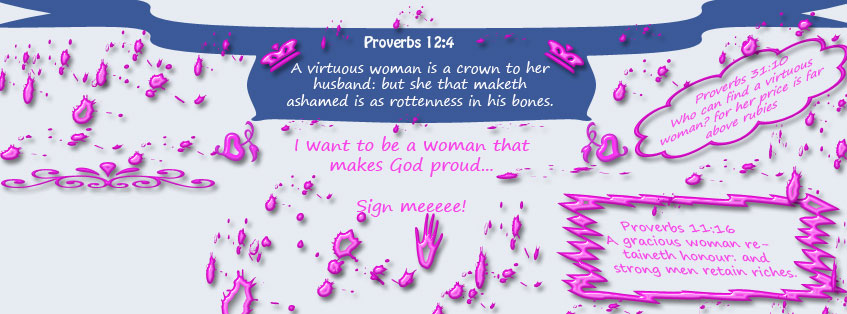 Proverbs 12:4 Facebook Timeline  Profile Covers