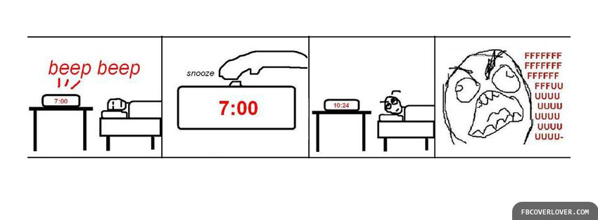 Rage Comic Alarm Clock Facebook Covers More Funny Covers for Timeline