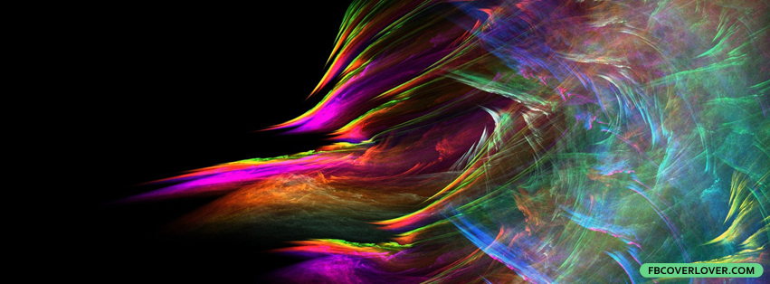 Multicolored Wave Facebook Covers More Abstract Covers for Timeline
