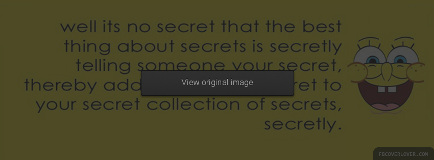 Secrets Facebook Cover - fbCoverLover.com