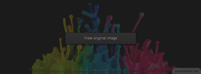 Colorful Liquid Splash Facebook Covers More Abstract Covers for Timeline