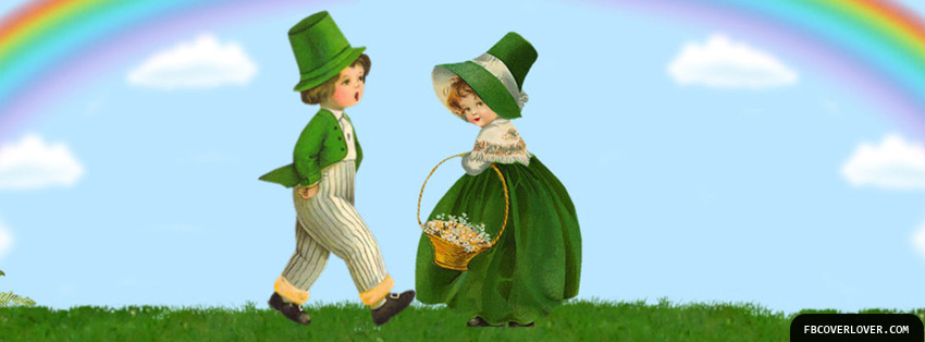 Love on St Patricks Day Facebook Timeline  Profile Covers