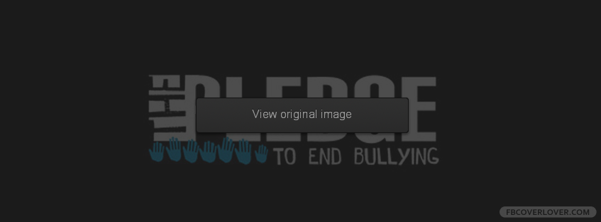 The Pledge To End Bullying Facebook Covers More Causes Covers for Timeline