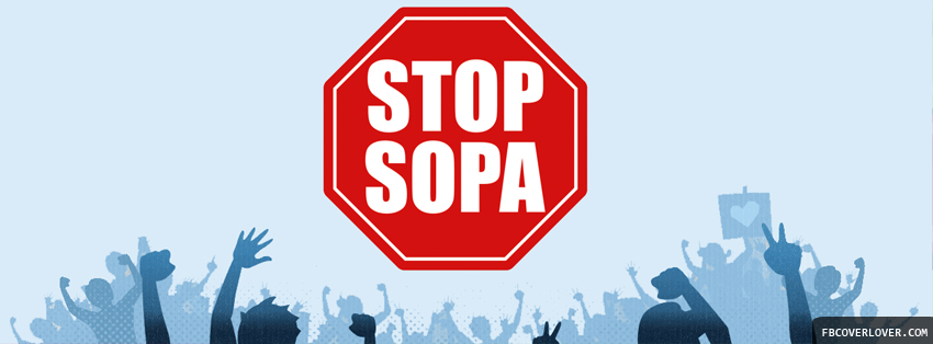 Stop SOPA Facebook Timeline  Profile Covers