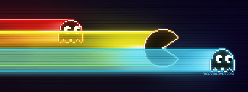 Pacman chase blur Facebook Timeline  Profile Covers