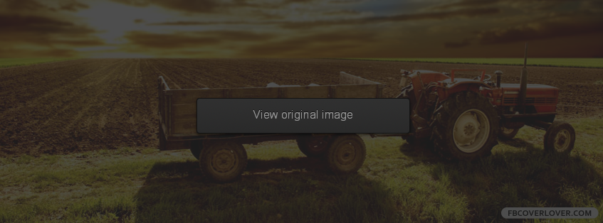 Tractor In A Field 2 Facebook Covers More Nature_Scenic Covers for Timeline