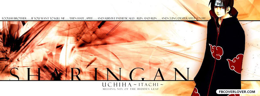 Itachi Uchiha 2 Facebook Covers More Anime Covers for Timeline