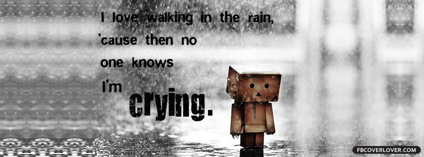 I Love Walking In The Rain 2 Facebook Covers More Emo_Goth Covers for Timeline