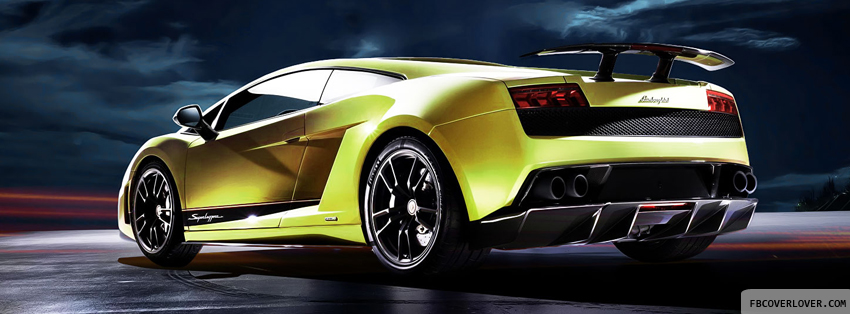 Yellow Lamborghini Gallardo lp570-4 Facebook Timeline  Profile Covers