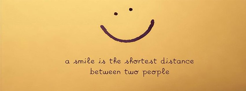 A Smile Is The Shortest Distance