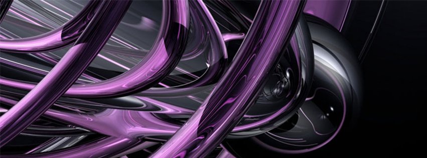 Abstract Artistic Purple And Black 