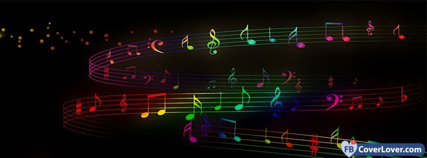 Colorful Music Notes 