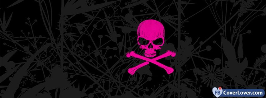 Emo Pink Skull 