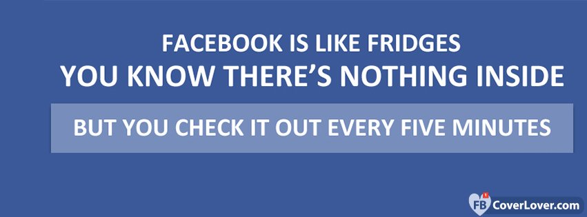 Facebook Is Like Fridges