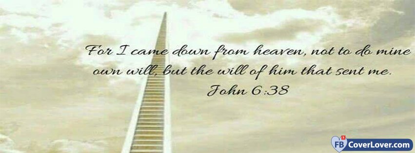 For I Came Down From Heaven John 6 38 