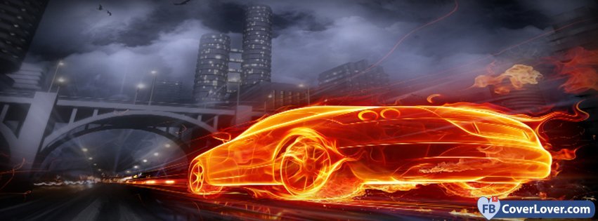 Car In Flames