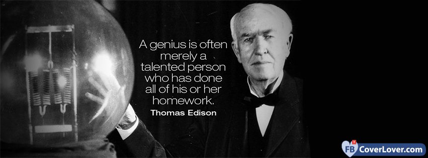 Genius Thomas Edison Quote