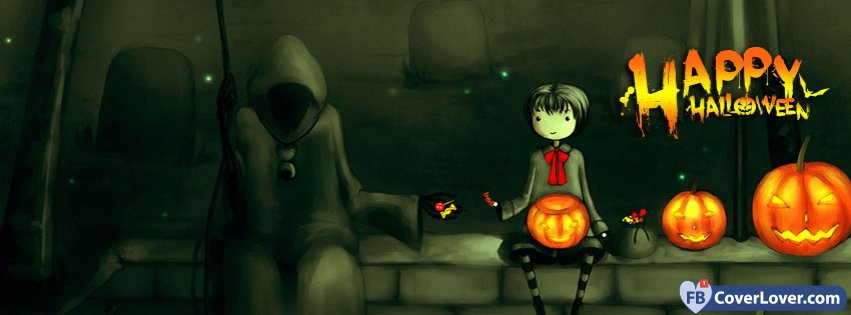 Halloween Anime 1 Facebook Cover Fbcoverlover Com