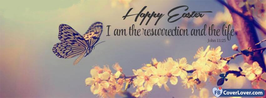 Happy Easter Resurrection And Life Religion Christian Facebook Cover