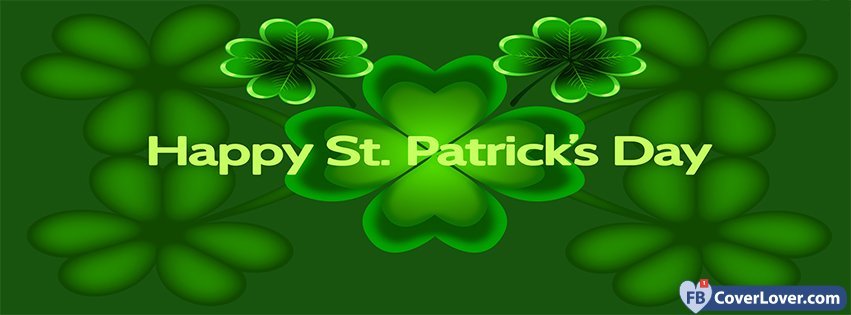 Happy Saint Patrick 2 Facebook Cover