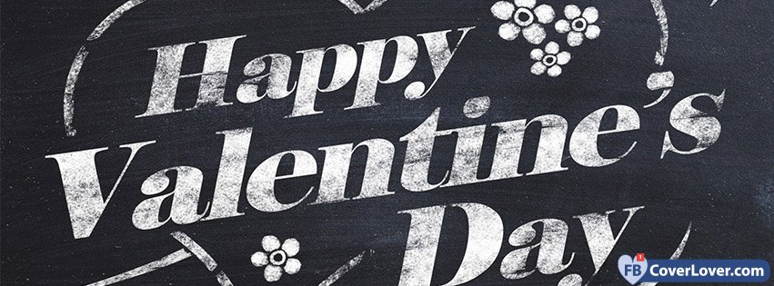 Happy Valentines Day Blackboard