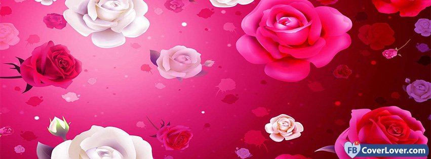 Happy Valentines Day Roses Background