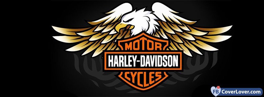  Harley Davidson Logo motorcycles Facebook Cover Maker 