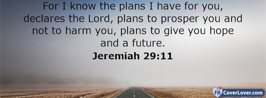 I Have Plans For You Jeremiah 29 11