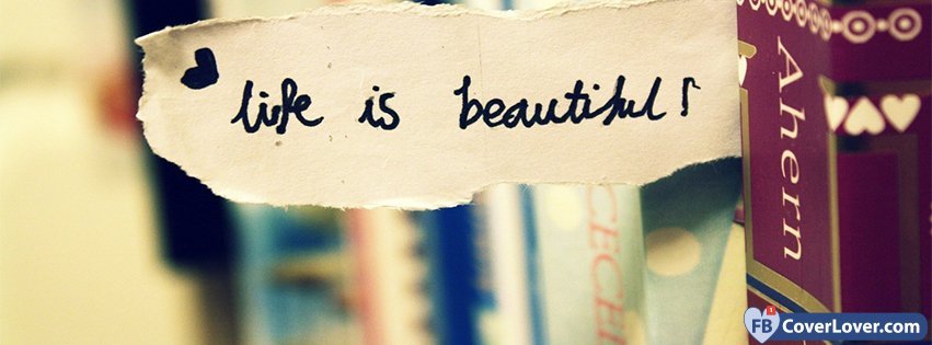 Life Is Beautiful Bookmark