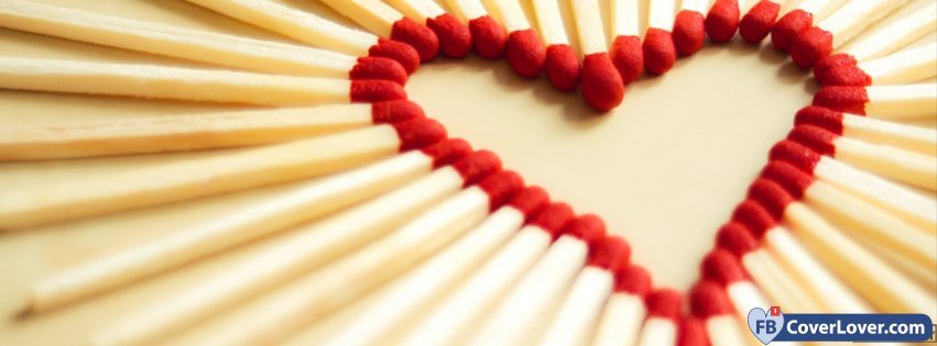 Matchsticks Heart Shaped 