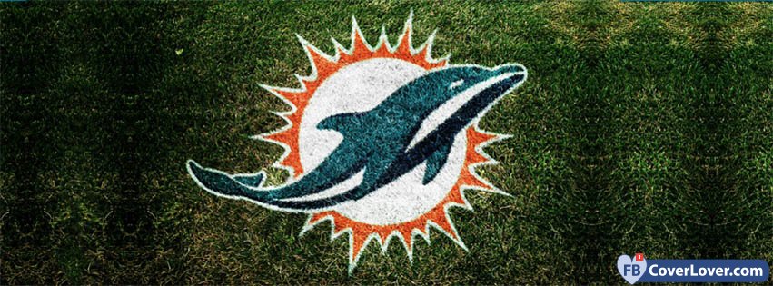 Miami Dolphins Grass Logo